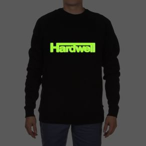 Hardwell sweatshirt glow in the dark logo t-shirt hardwell dj jumper sweatshirt