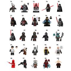 Star Wars Minifigures Collection Lego Compatible D-K