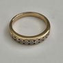 9ct Yellow Gold Natural Diamond Eternity Ring Image 6
