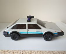 Vintage GDR MSB Roadstar V 13-7 Tinplate Police Car - Rare 1970s/80s Collectible