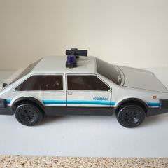 Vintage GDR MSB Roadstar V 13-7 Tinplate Police Car - Rare 1970s/80s Collectible