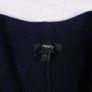 Theory Navy Blue Quarter Zip High Neck Knit 100% Cashmere Sweater Jumper Size S Image 6