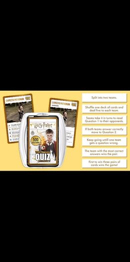 New Harry potter top trumps cards