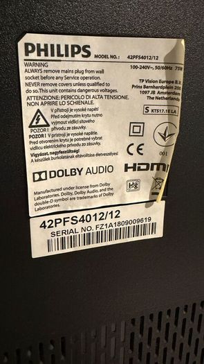 Phillips 42" TV + Fire TV Stick