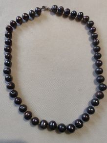 pearl necklace sterling silver clasp
