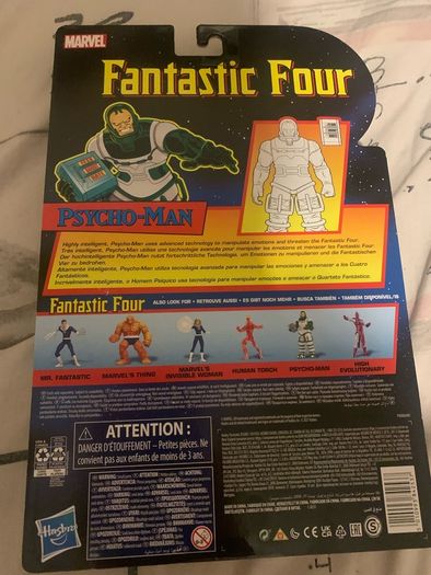 Marvel Comic Fantastic Four Psycho-Man Action Figure