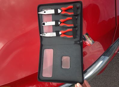 NEW Ampro 3 piece long reach pliers set [reduced]