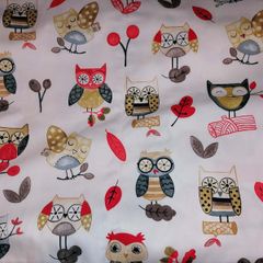 Ollie Owl Upholstery Fabric