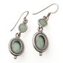 Vintage 925 Sterling Silver & Amazonite Earrings Image 4