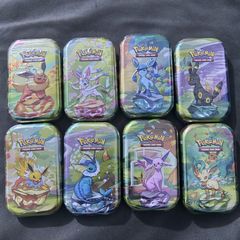 Pokemon Scarlet Violet Prismatic Evolutions Mini Tin Set Lot Of 8 New Sealed