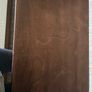 Three quarter bed headboard in attractive dark wood Image 6