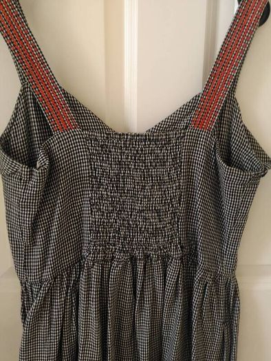 Hand-embroidered organic cotton People Tree dress