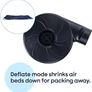 NEW SALE | Electric Air Pump - 240V Mains 3 Size Nozzles - For Inflating Deflating Camping Air Mattress/Bed, Beach Toys, Inflatable Paddling Pools Image 4