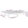 Day Bed | White | Solid pinewood | Double Image 4