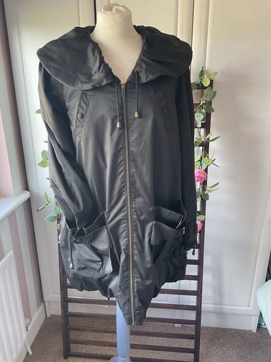 jacket miss selfridge shawl collar parka inspired jacket size 12