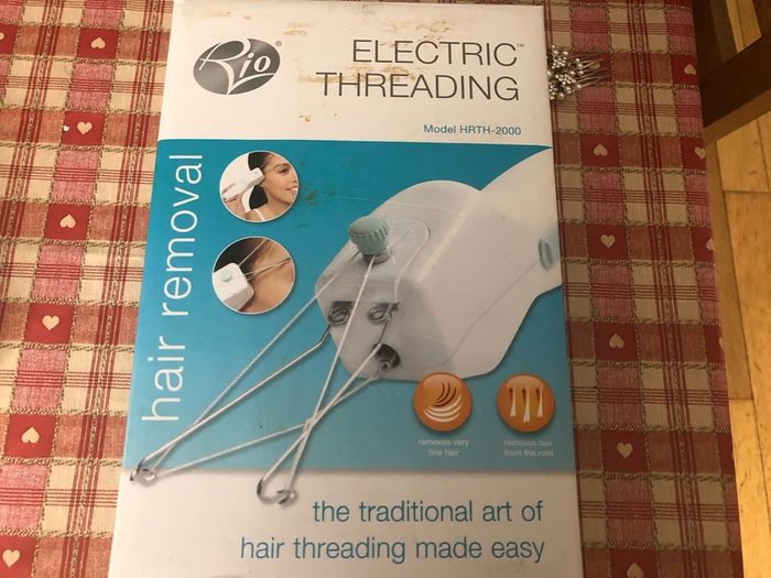hair removal threading machine