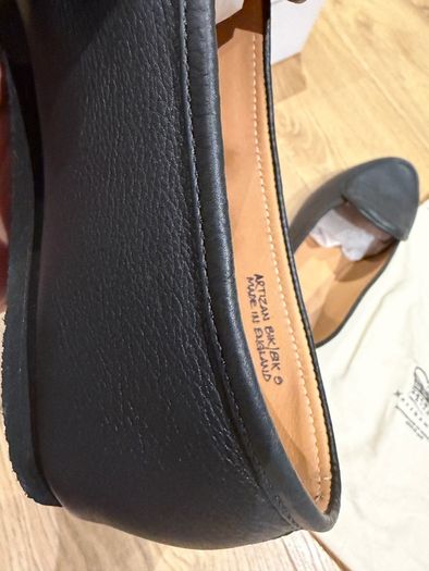 Crown Northampton Artizan Belgian Slipper - Black Calf - UK 9 / EU 43 - MINT FULL SET