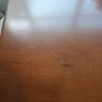 Restored solid red mahogny table Image 2
