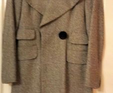 Sticky Fingers Grey Tweed Coat Size 10