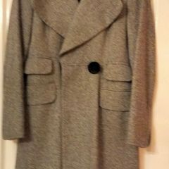 Sticky Fingers Grey Tweed Coat Size 10