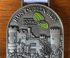 Run Dublin Run Born 2 Run Finishers Medal