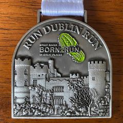 Run Dublin Run Born 2 Run Finishers Medal