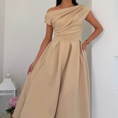 Girl in Mind beige dress