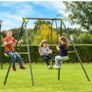 2 Unit Swing and Seesaw Set + Babyseat Image 2