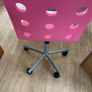 chair pink study Image 2