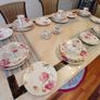 222 Fifth Fine Bone China Floral Dinner Set + Matching Mugs & Accessories Image 3