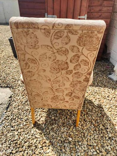 High back chair