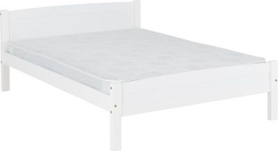 Amber 4'6" Bed in White