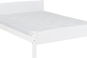 Amber 4'6" Bed in White