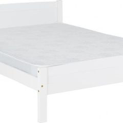 Amber 4'6" Bed in White