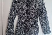 Sandro Trench Coat animal print
