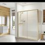 Roman haven6 brushed brass sliding door and side panel all sizes see below for pricing Image 2