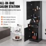 Salon Storage Cabinet Hair Stylist Station Set Image 2