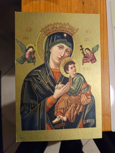 Devotional cards of Our Lady of Perpetual Help (also known as Our Lady of Perpetual Succour) x 110 in total.