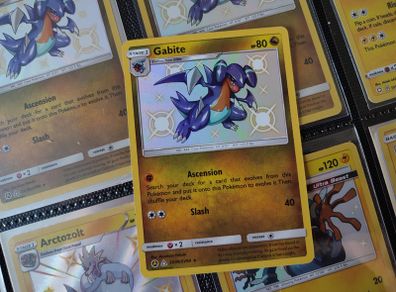 Gabite ! Secret Rare ! from Secret Vault ! Hidden Fates Set ! 2019 ! Pokemon Card !