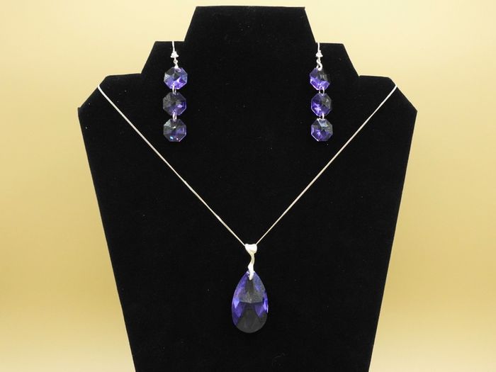 Silver Necklaces and Earrings