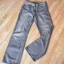 Zara Mid Rise Straight Leg Jeans, Grey Jeans / Size 10 Image 2