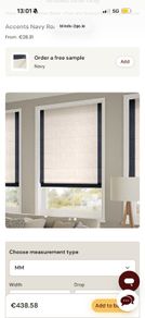 Brand New Roman Blind (Small: 1060mm x 1550mm)