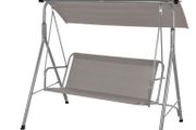 Steel Outdoor Garden Swing With Canopy (FREE POSTAGE)