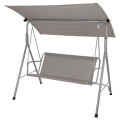 Steel Outdoor Garden Swing With Canopy (FREE POSTAGE)