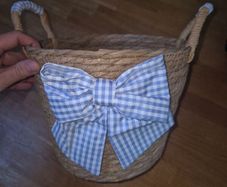 Easter basket and eggs