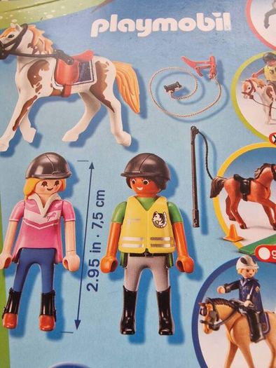 BRAND NEW Playmobil Country 9258 Riding Instructor Horse & Student Action Figure