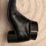 Black leather boots Image 6
