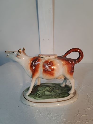 Staffordshire Lidded Creamer