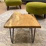 Handcrafted Spalted Beech Live Edge Side Table Image 3