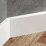 Pvc Skirting Board Black 80x15mm L= 2.20m Matt Laminated - New Image 3
